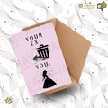 Your ex is trash and you're a queen | Greeting card