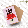 You got this | mushroom illustration | Greeting card